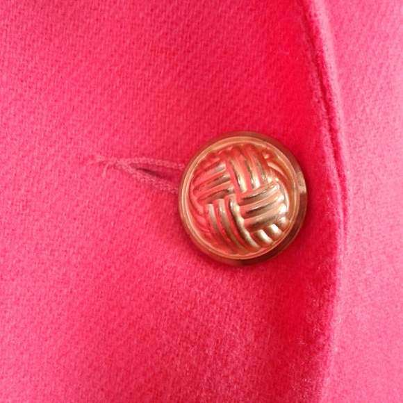 💯Wool single breasted one button oversized blazer - Picture 7 of 8